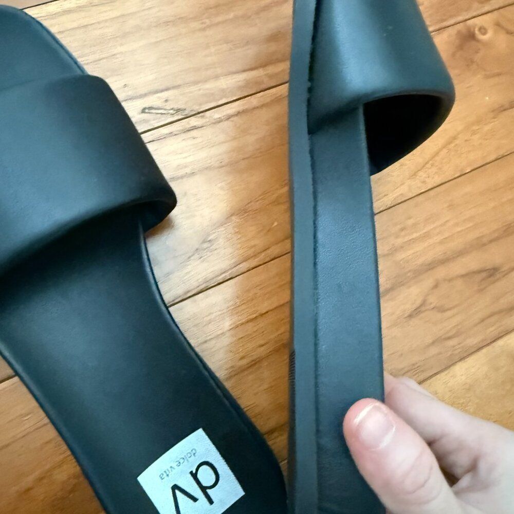 NEW WITHOUT BOX Women DV by Dolce Vita Charlese Slide Sandals in Black Size 8.5 - Picture 7 of 7